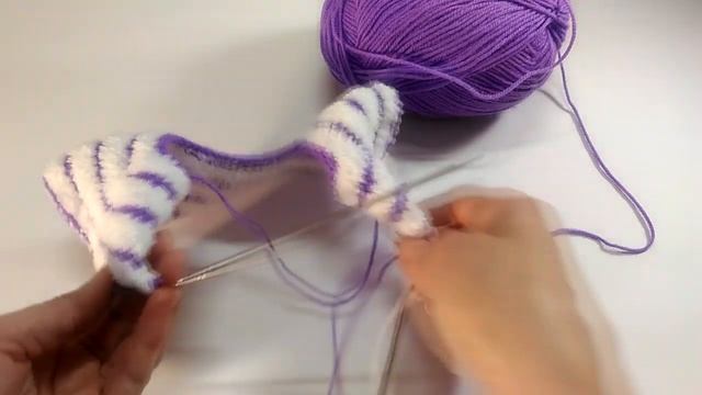 МК Полушубок спицами из пряжи Софти смотреть онлайн