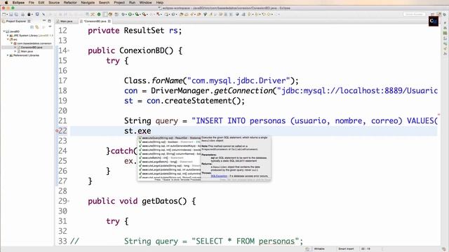 04 - Como ingresar datos a MySql con Java? | Base de Datos - INSERT смотреть онлайн