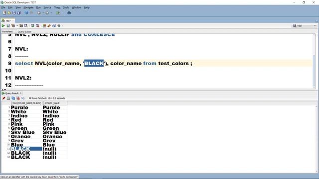 NVL, NVL2, NULL IF, COALESCE functions with examples смотреть онлайн