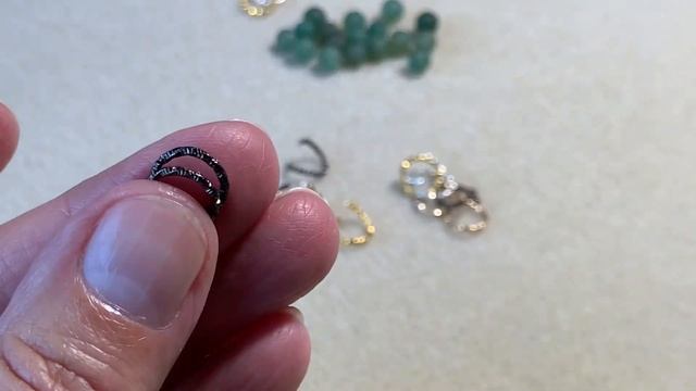 Колье с яшмой и ониксом !!! Покупки ! Бусины в кольцах без пинов по китайски ! МК! #ручнаяробота смотреть онлайн