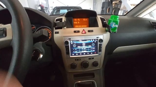 Opel Zafira B Android 11 Navigation & Rear Parking Camera смотреть онлайн