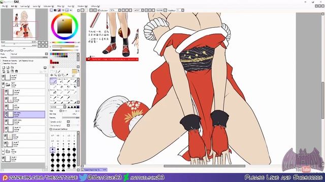 Speed Paint Mai Shiranui King of Fighters смотреть онлайн