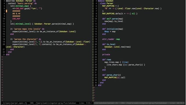 Remote Pair Programming Session: Parsing Sokoban Levels смотреть онлайн