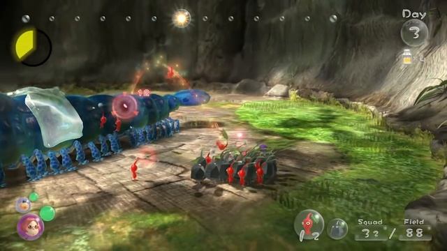 Pikmin 3 - Day 3 - Armored Mawdad Boss Fight! (Nintendo Wii U Gameplay Walkthrough) смотреть онлайн