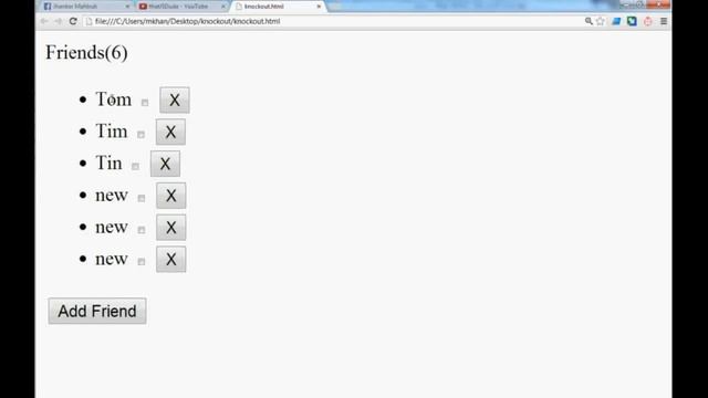 KnockoutJS The Basic for beginner part-8 multiple data bind смотреть онлайн
