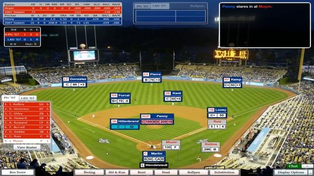 Dynasty League Baseball Philadelphia Phillies at Los Angeles Dodgers July 16 2007 --Live Stream смотреть онлайн