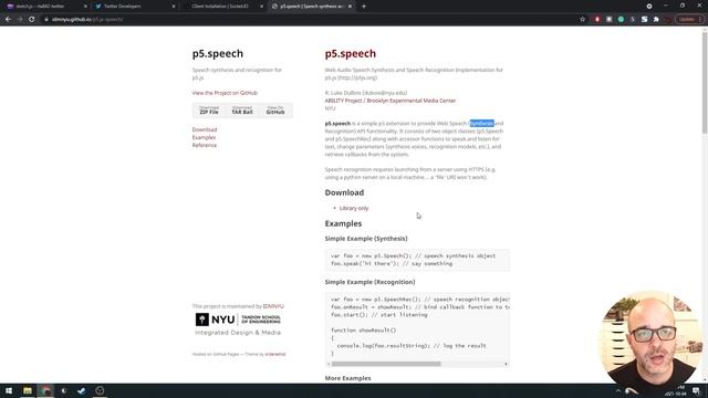 RTA842 - 5.3 - Socket.IO and p5.Speech смотреть онлайн