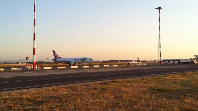 Catania Fontanarossa Airport Taxiing, Parking And Landing