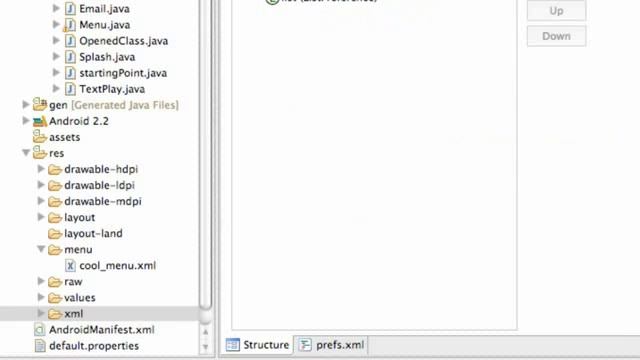 Android Application Development Tutorial 055 Setting up a String array resource смотреть онлайн