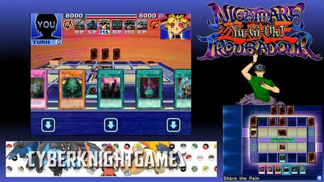 Yugioh Nightmare Troubadour Playthrough P2 - Dueling the King of Games смотреть онлайн