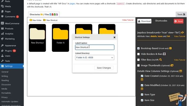 Create Shortcut for any Directory/Folder - WordPress Plugin WP Docs смотреть онлайн