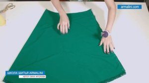 Особенности кроя юбки четверть солнца с одним швом