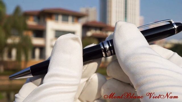 Montblanc Meisterstuck Platinum - Coated Classique Ballpoint Pen..! смотреть онлайн