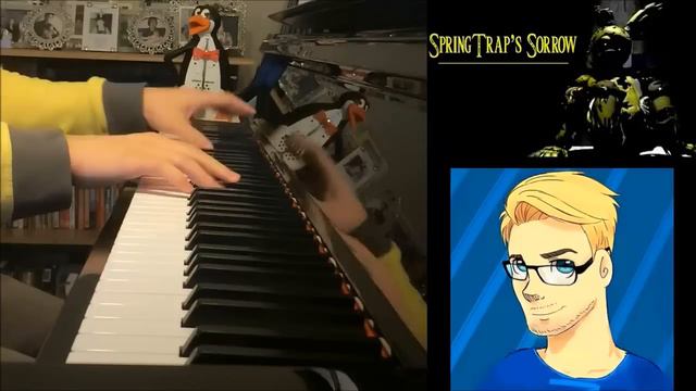 FNAF 3 Song - SpringTrap's Sorrow - Zalzar (Piano Cover by Amosdoll) смотреть онлайн