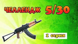 Челлендж 5 АКС-74у за 30 дней (1 серия)