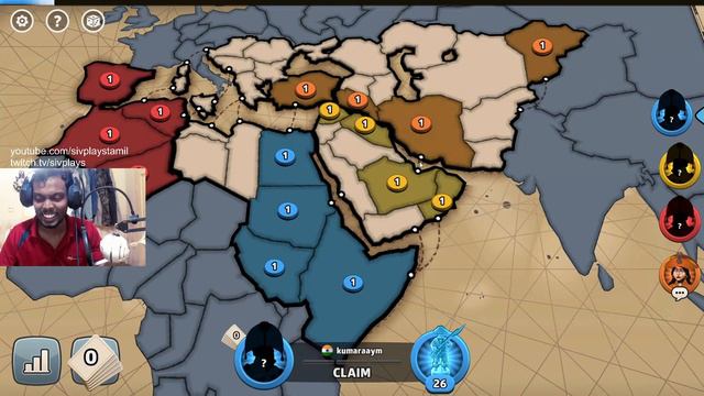 RISK - Board Game | Mobile & PC | SivPlays - Tamil I Live Stream смотреть онлайн