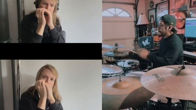 Harp 'n' drum - Seelien (harmonica and drums duet with J-Rod) смотреть онлайн