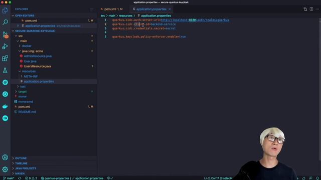 Quarkus Dev Services for OpenId Connect Keycloak provider смотреть онлайн