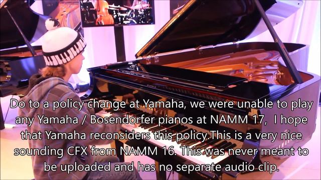 In Search of The Worlds Greatest Pianos: Yamaha CFX NAMM 16 смотреть онлайн