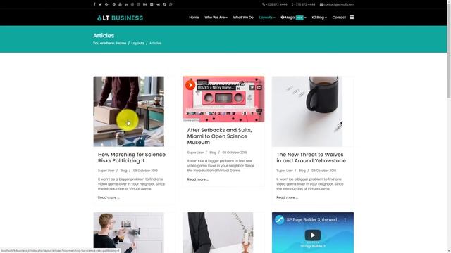 How to edit Blog (Article Listing) page for Joomla templates смотреть онлайн