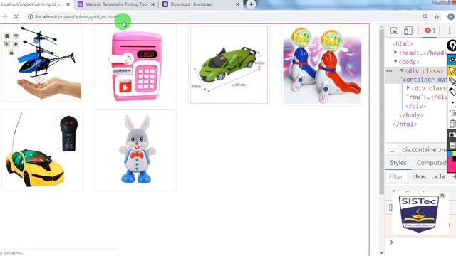 Bootstrap - Grid System Break Points Example | Amit Kumar Rathore | SISTec Gandhi Nagar смотреть онлайн