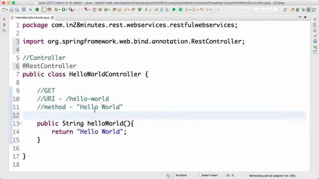 Creating a Hello World Service | Spring BOOT with CRUD Tutorial For Beginners #springboot смотреть онлайн