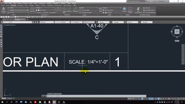 Import and scale a drawing from a PDF to AutoCAD using an annotative scale смотреть онлайн