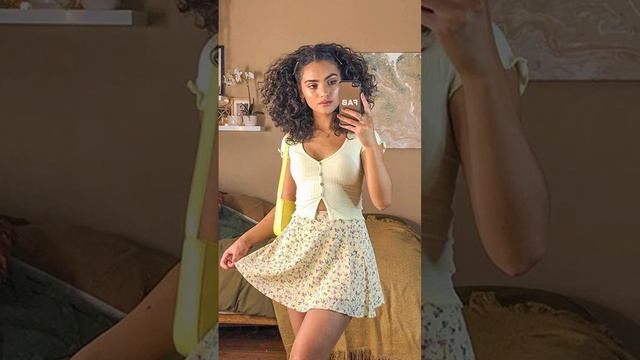 🍓Мини-Юбка с Цветочным Принтом смотреть онлайн