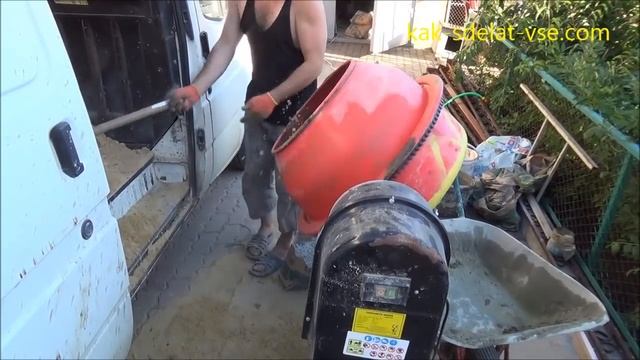 Как сделать бетон. Пропорции бетона в ведрах. смотреть онлайн