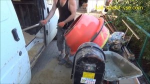 Как сделать бетон. Пропорции бетона в ведрах.