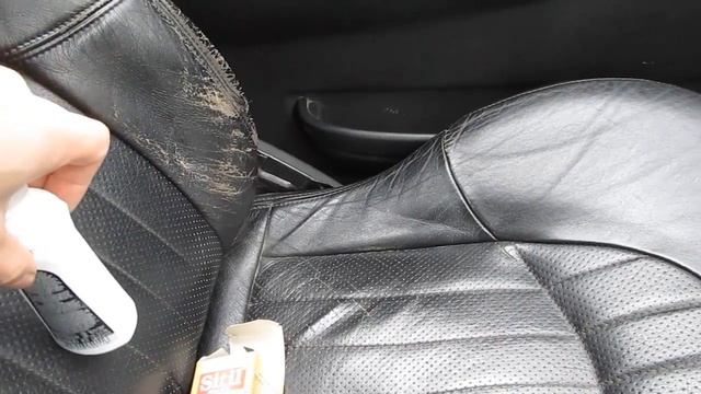 Как восстановить кожаную обивку сидений авто. ДЕШЕВО. смотреть онлайн