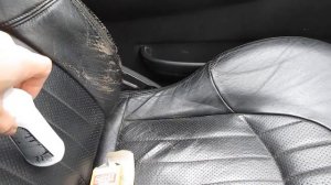 Как восстановить кожаную обивку сидений авто. ДЕШЕВО.