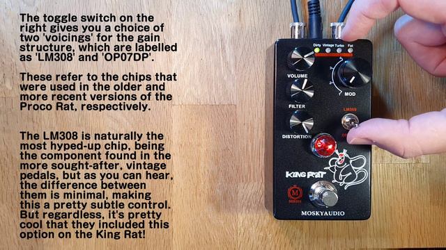 Mosky Audio King Rat distortion смотреть онлайн