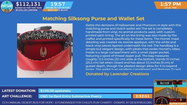 DB2021 - Showing off: The ongoing giveaway for Matching Silksong Purse and Wallet Set смотреть онлайн