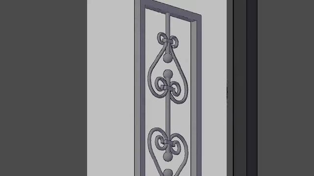 Разработка и проектирование 3D моделей (заборы, калитки, решетки. флюгера) смотреть онлайн