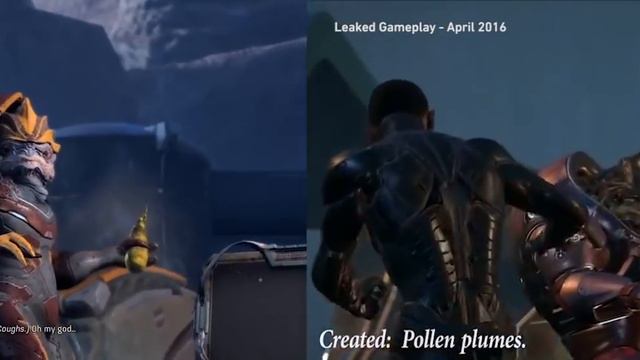 Mass Effect Andromeda. Final Build 2017 vs Leaked gameplay 2016 смотреть онлайн