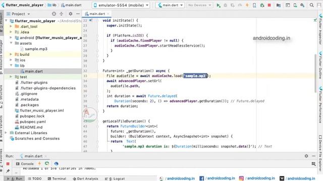 Flutter audio player tutorial | Source in description | flutter coding смотреть онлайн