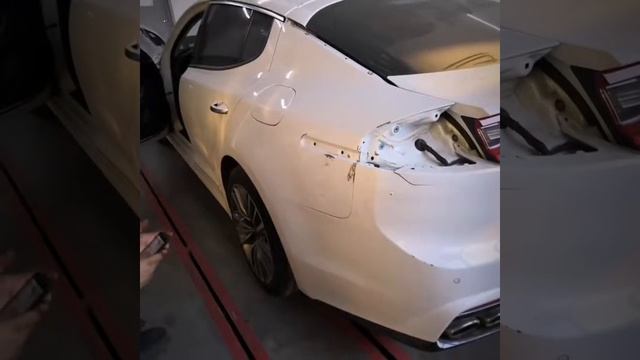 Kia Stinger Кузовной ремонт смотреть онлайн