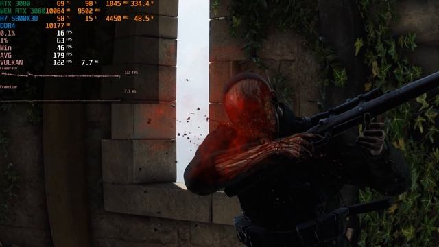 Sniper Elite 5/1440р/Maximum Settings/R7 5800X3D/RTX 3080 смотреть онлайн