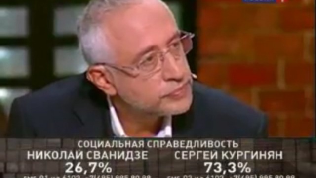 Исторический процесс 14.09.2011 Кургинян vs Сванидзе смотреть онлайн