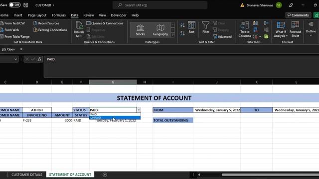 STATEMENT OF ACCOUNT IN EXCEL PART1(Excel Lookup to Return Multiple Values with FILTER Function) смотреть онлайн