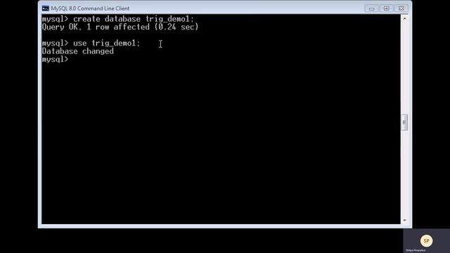 Trigger using MySQL смотреть онлайн