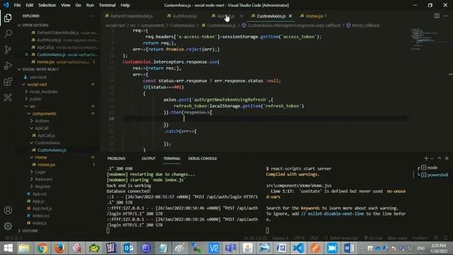 Axios interceptors in react Js || Axios interceptors with JWT Token in react Js || Developers Diary смотреть онлайн