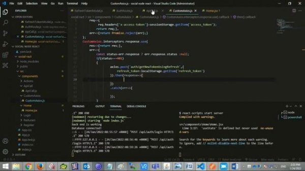 Axios interceptors in react Js || Axios interceptors with JWT Token in react Js || Developers Diary