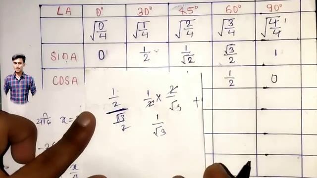 trigonometry table trick in hindi||trigonometry class 10 table trick in hindi||by pankaj sir смотреть онлайн