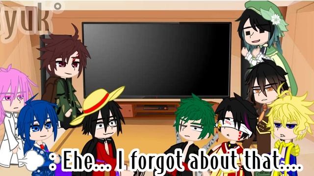 My Favorite Anime/Game characters react to each other! | Luffy and Zoro | Part 1/5 | Read Desc!! смотреть онлайн