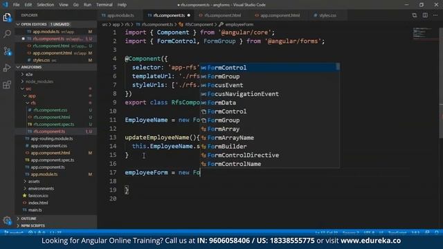 Angular Forms Tutorial | How to build Forms in Angular | Angular 11 Tutorial | Edureka Rewind - 5 смотреть онлайн