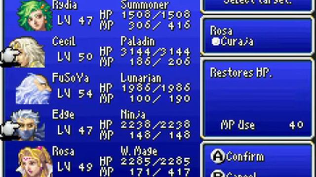 Lets Play! Final Fantasy IV (GBA) - episode 50 - BOSS - Bahamut - my favourite summon ^_^ смотреть онлайн