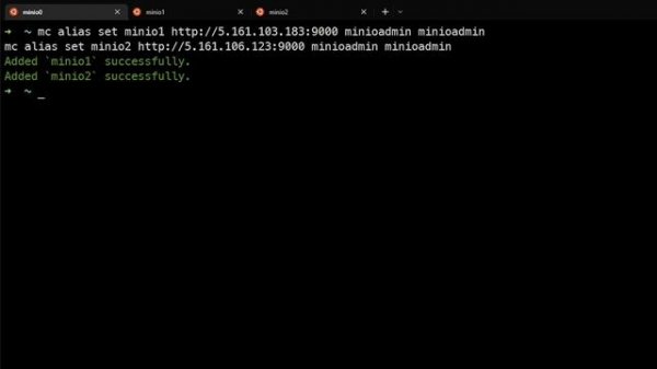 MinIO Client Commands - Copy (mc cp)