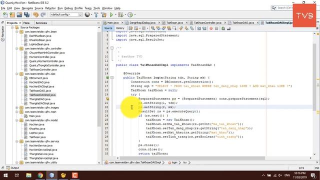 [Java Swing] Phần 08 Hướng dẫn chức năng đăng nhập ứng dụng смотреть онлайн